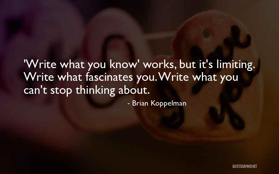Brian Koppelman Quotes 1794933 Brian Koppelman Quotes 1794933