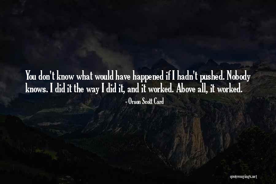 Brian Puspos Love Quotes By Orson Scott Card Brian Puspos Love Quotes By Orson Scott Card