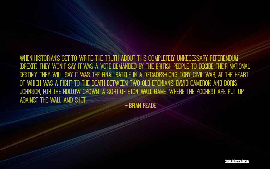 Brian Reade Quotes 388879