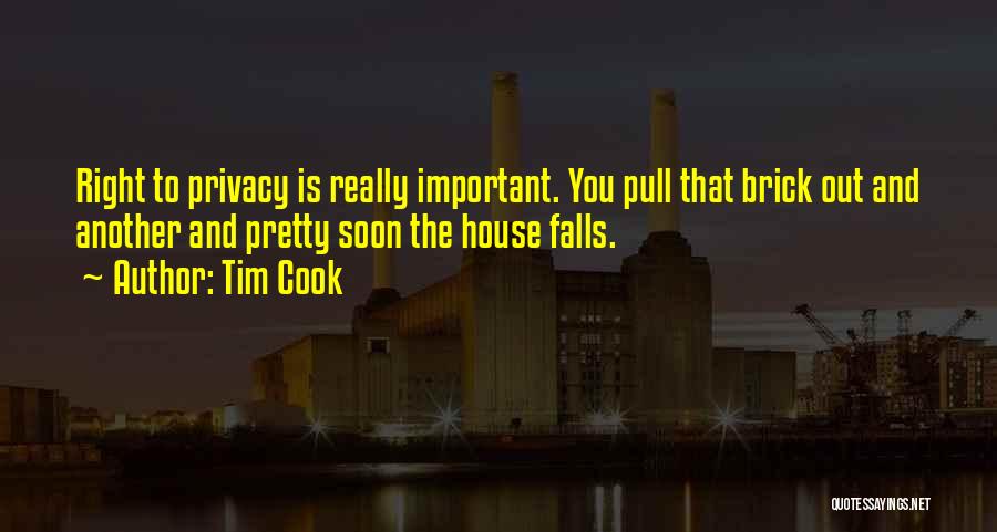 Brick House Quotes By Tim Cook