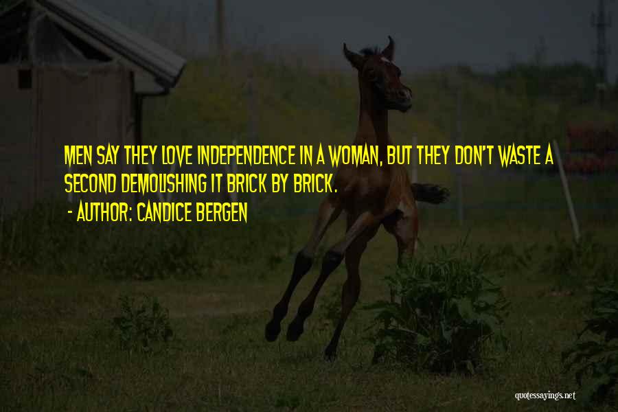 Brick Quotes By Candice Bergen