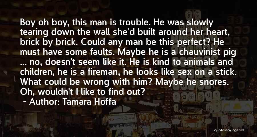 Brick Wall Around My Heart Quotes By Tamara Hoffa