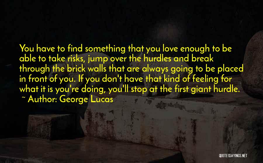 Brick Walls Quotes By George Lucas