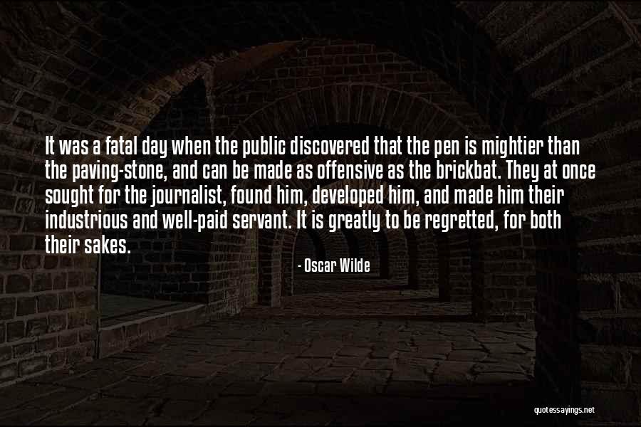 Brickbat Quotes By Oscar Wilde Brickbat Quotes By Oscar Wilde