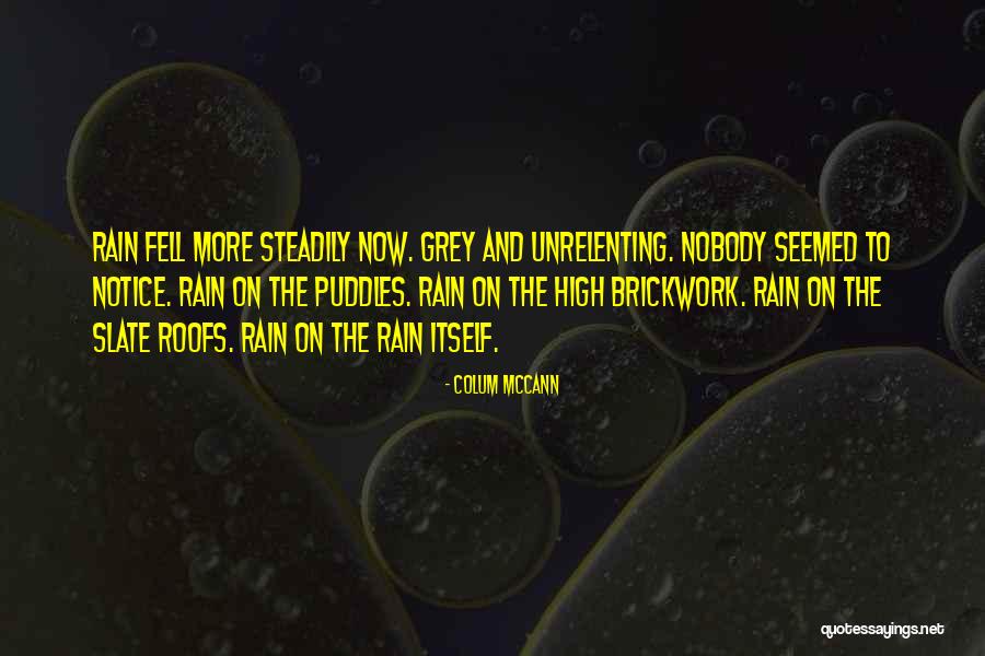 Brickwork Quotes By Colum McCann Brickwork Quotes By Colum McCann