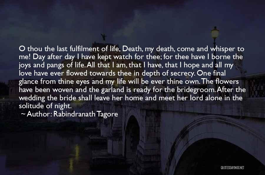 Bride And Bridegroom Quotes By Rabindranath Tagore