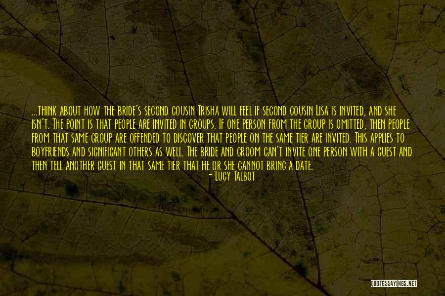 Bride And Groom Quotes By Lucy Talbot Bride And Groom Quotes By Lucy Talbot