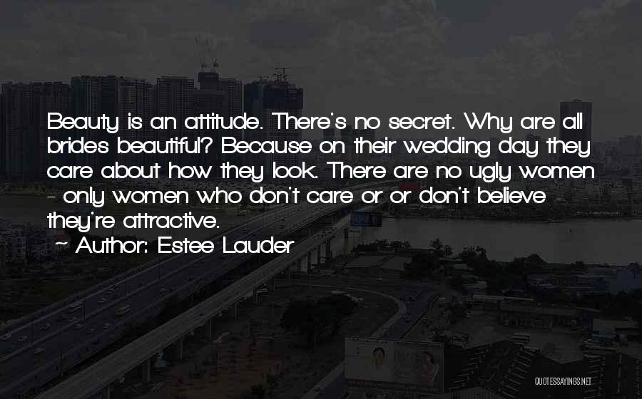 Brides On Their Wedding Day Quotes By Estee Lauder