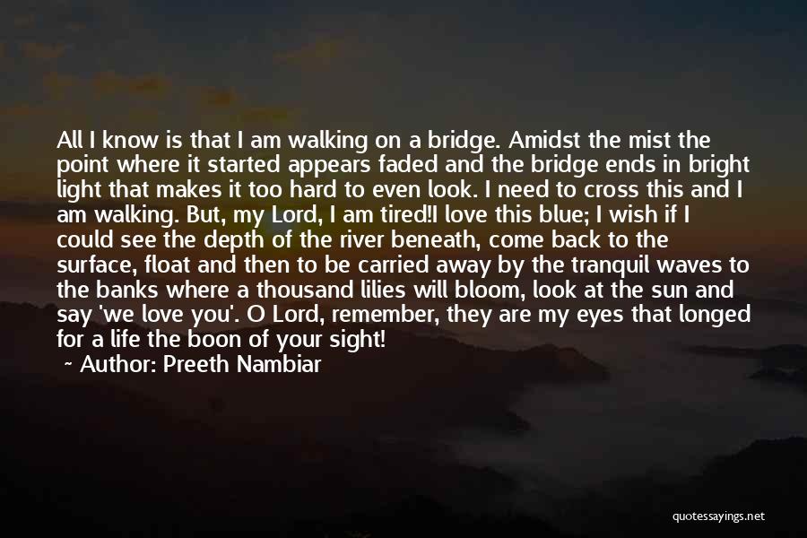 Bridge Crossing Quotes By Preeth Nambiar