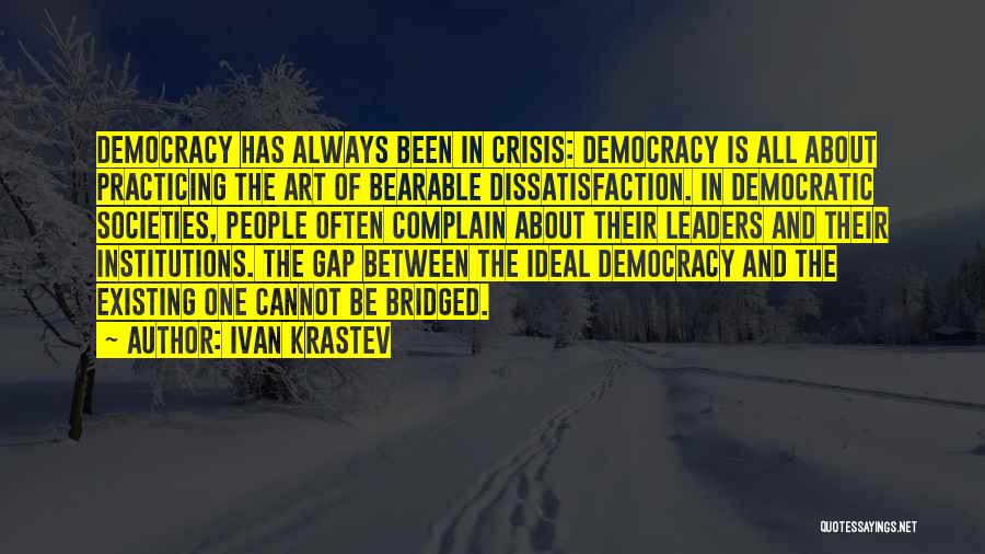 Bridged Quotes By Ivan Krastev