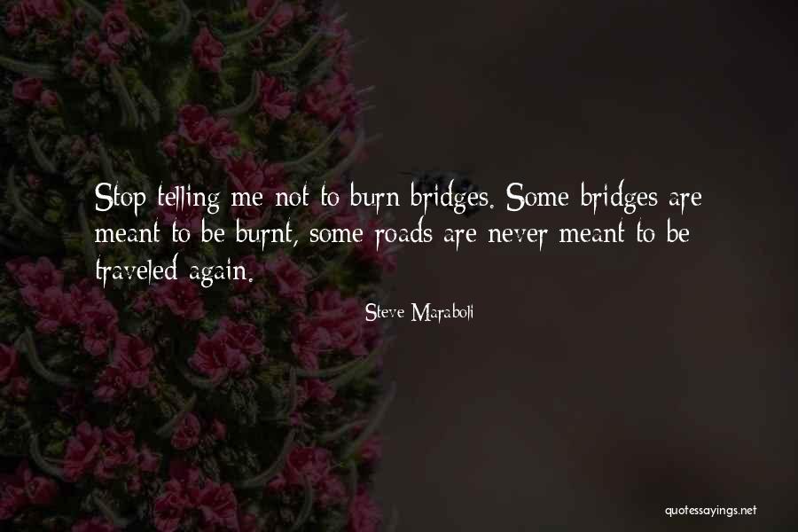 Bridges Burnt Quotes By Steve Maraboli Bridges Burnt Quotes By Steve Maraboli