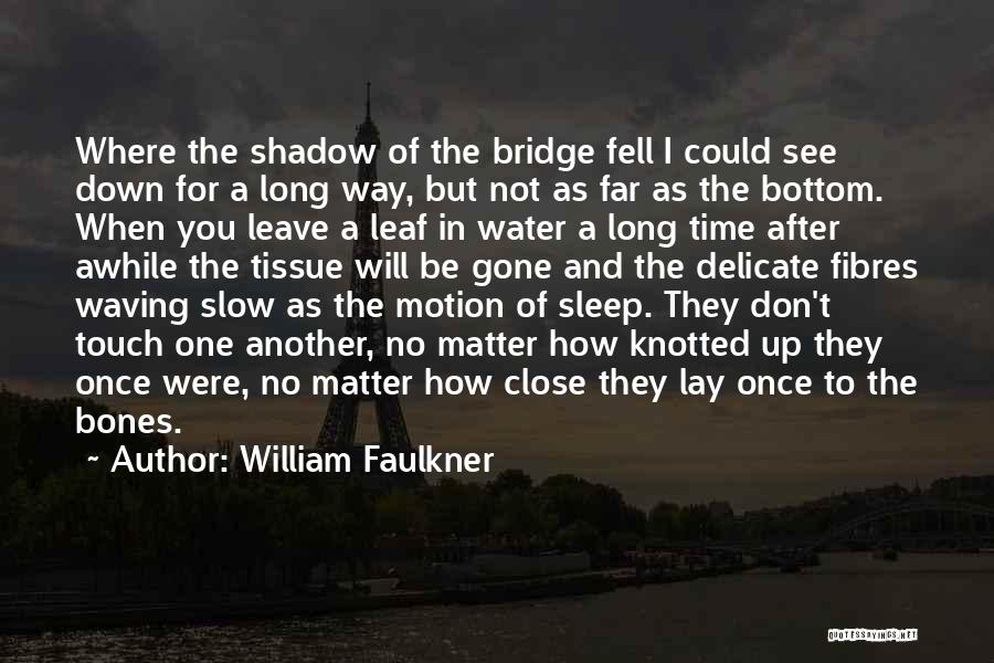 Bridges Over Water Quotes By William Faulkner