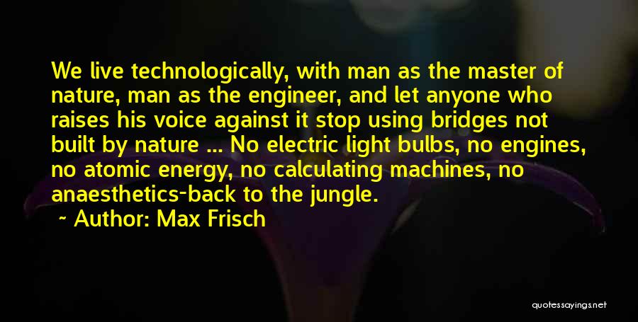 Bridges Quotes By Max Frisch
