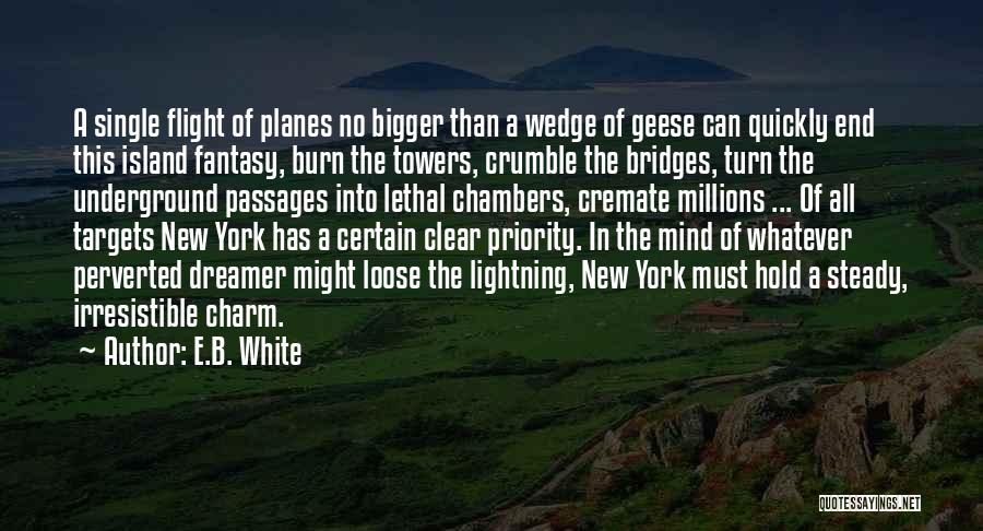 Bridges You Burn Quotes By E.B. White