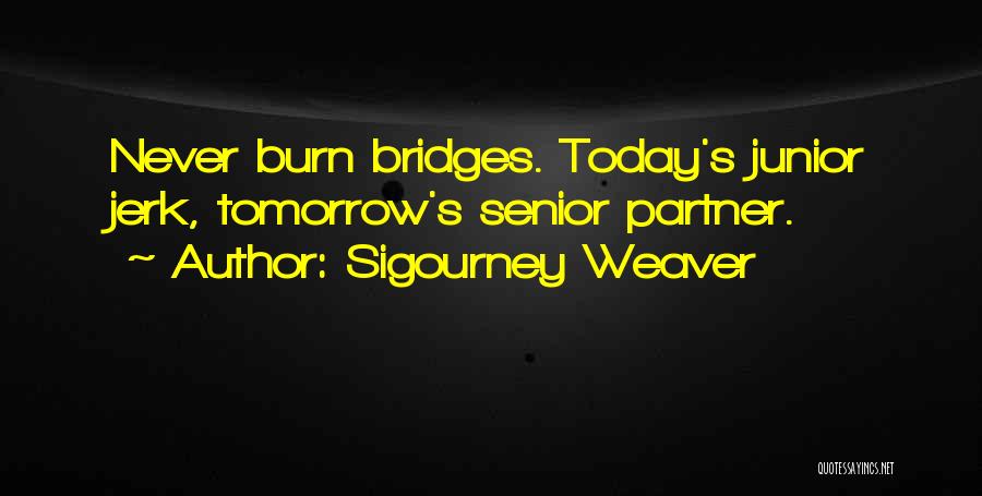 Bridges You Burn Quotes By Sigourney Weaver