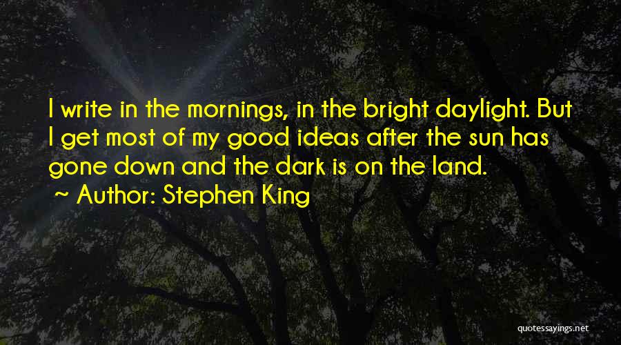 Bright Ideas Quotes By Stephen King