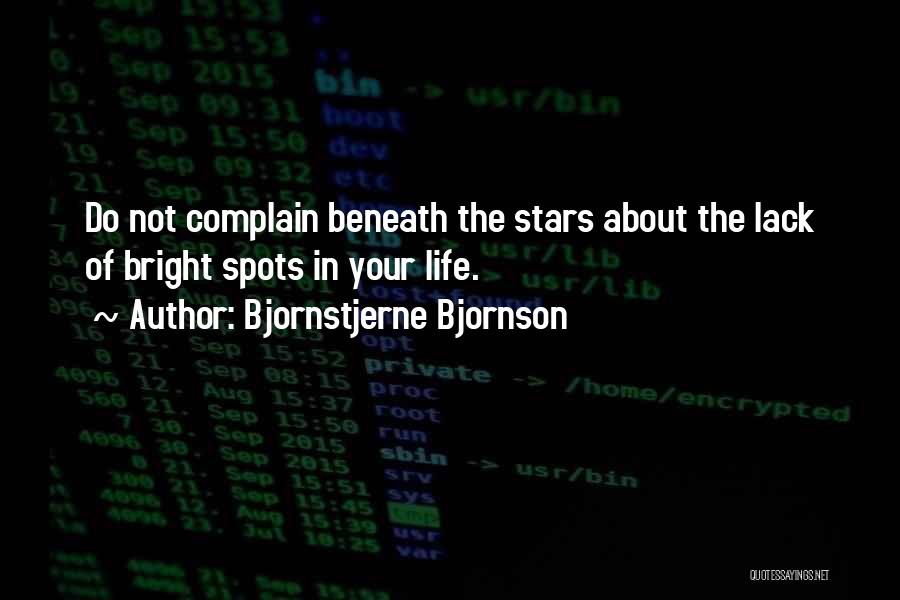 Bright Stars Quotes By Bjornstjerne Bjornson