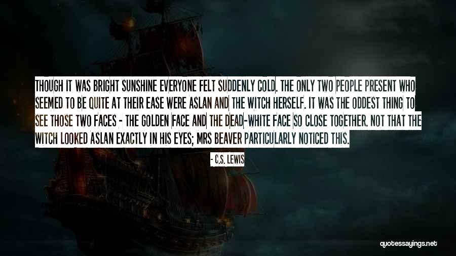 Bright Sunshine Quotes By C.S. Lewis Bright Sunshine Quotes By C.S. Lewis