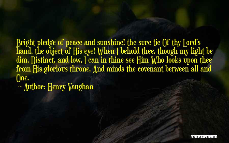 Bright Sunshine Quotes By Henry Vaughan