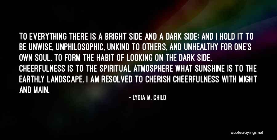 Bright Sunshine Quotes By Lydia M. Child Bright Sunshine Quotes By Lydia M. Child