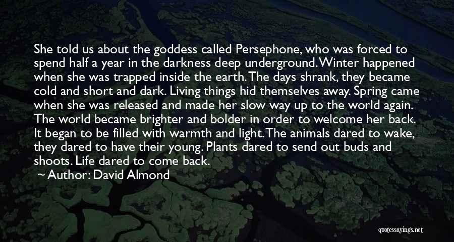 Brighter Days Quotes By David Almond