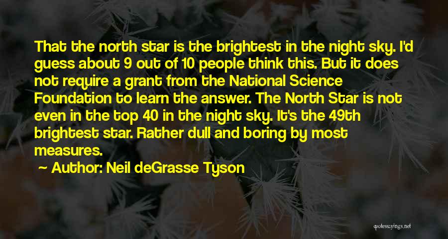 Brightest Star In The Sky Quotes By Neil DeGrasse Tyson