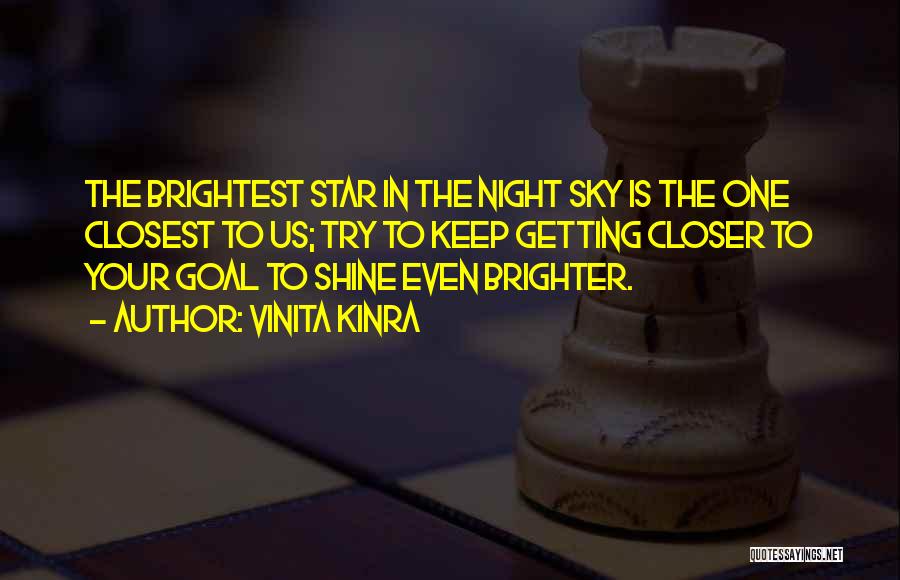 Brightest Star Quotes By Vinita Kinra