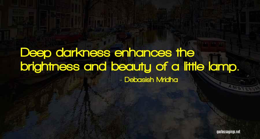 Brightness And Darkness Quotes By Debasish Mridha