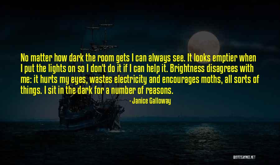 Brightness And Darkness Quotes By Janice Galloway