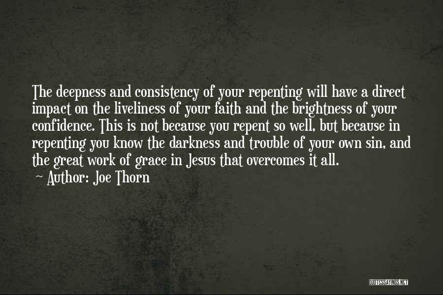 Brightness And Darkness Quotes By Joe Thorn