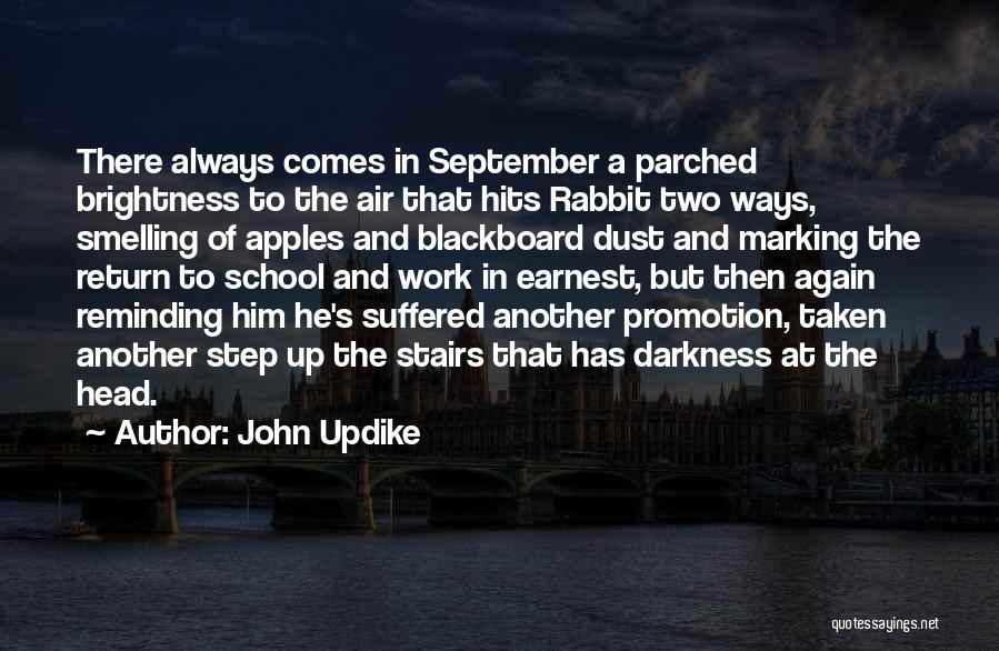 Brightness And Darkness Quotes By John Updike