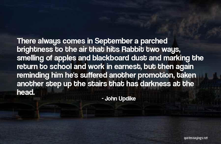 Brightness In Darkness Quotes By John Updike Brightness In Darkness Quotes By John Updike