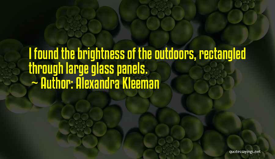 Brightness Quotes By Alexandra Kleeman