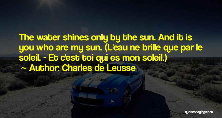 Brille Quotes By Charles De Leusse