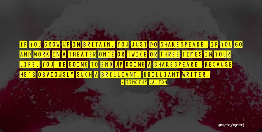 Brilliant Life Quotes By Timothy Dalton Brilliant Life Quotes By Timothy Dalton