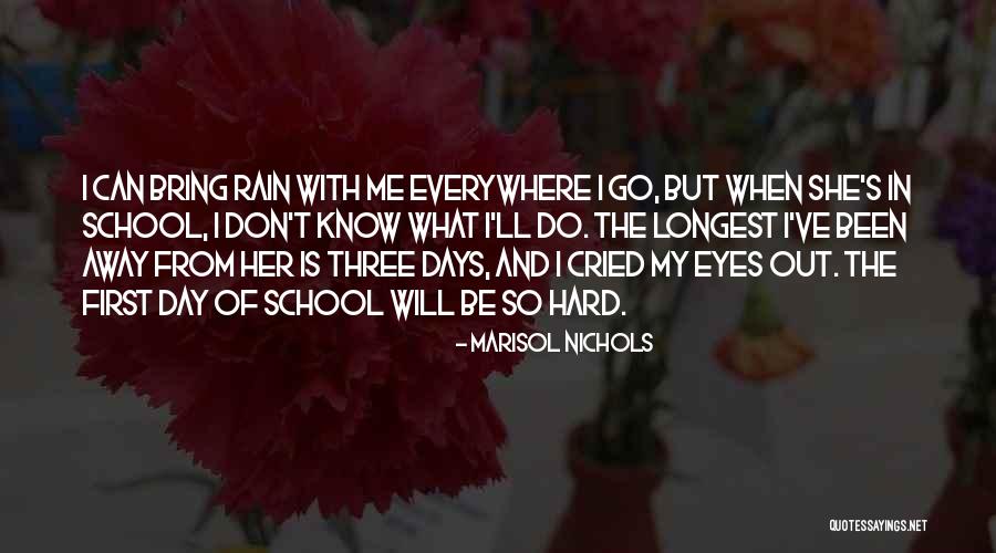 Bring On The Rain Quotes By Marisol Nichols Bring On The Rain Quotes By Marisol Nichols