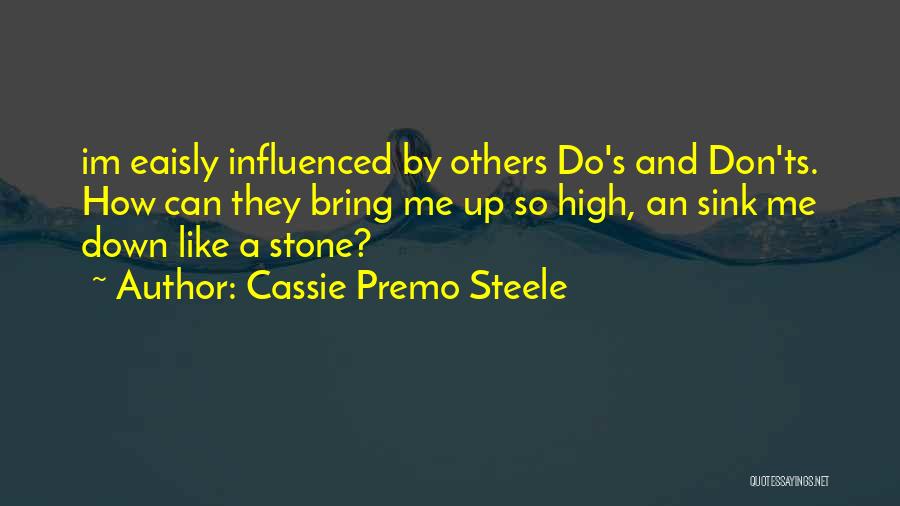 Bring Others Down Quotes By Cassie Premo Steele