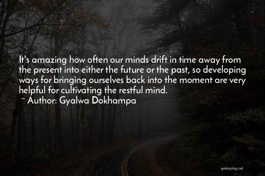Bringing Back Time Quotes By Gyalwa Dokhampa