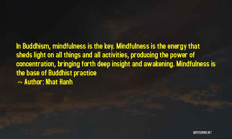 Bringing Forth Quotes By Nhat Hanh