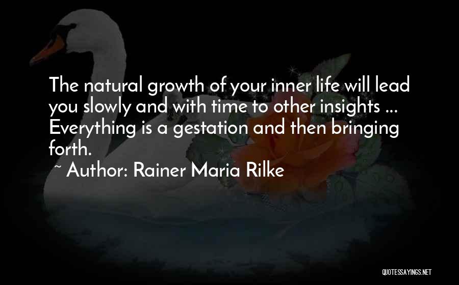 Bringing Forth Quotes By Rainer Maria Rilke