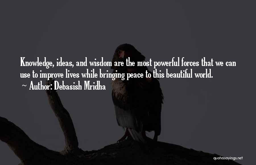 Bringing Peace Quotes By Debasish Mridha
