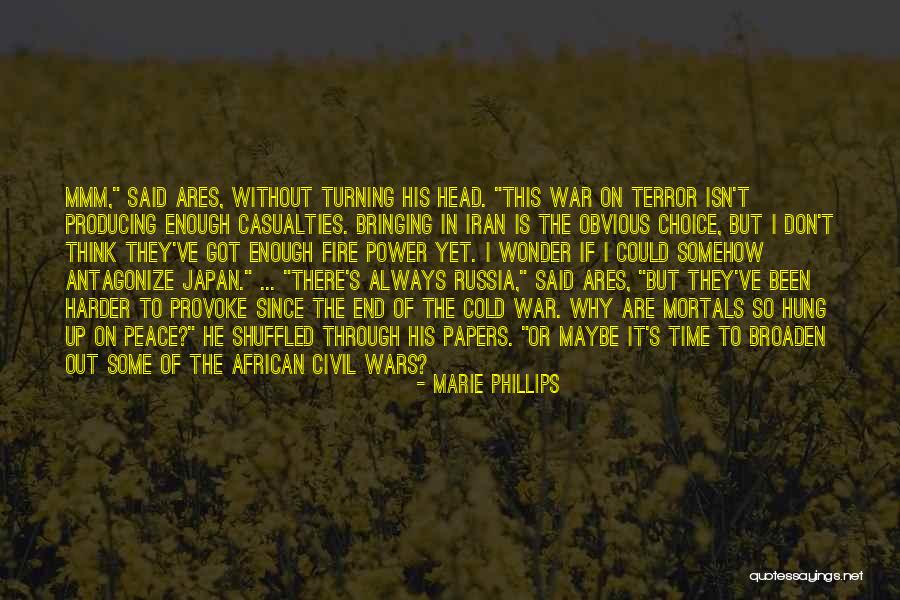 Bringing Peace Quotes By Marie Phillips