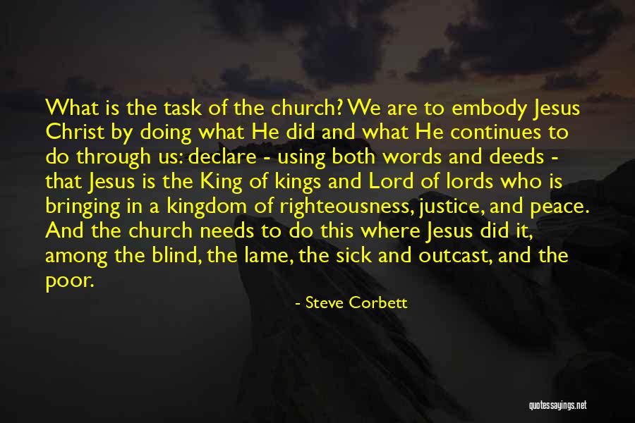 Bringing Peace Quotes By Steve Corbett