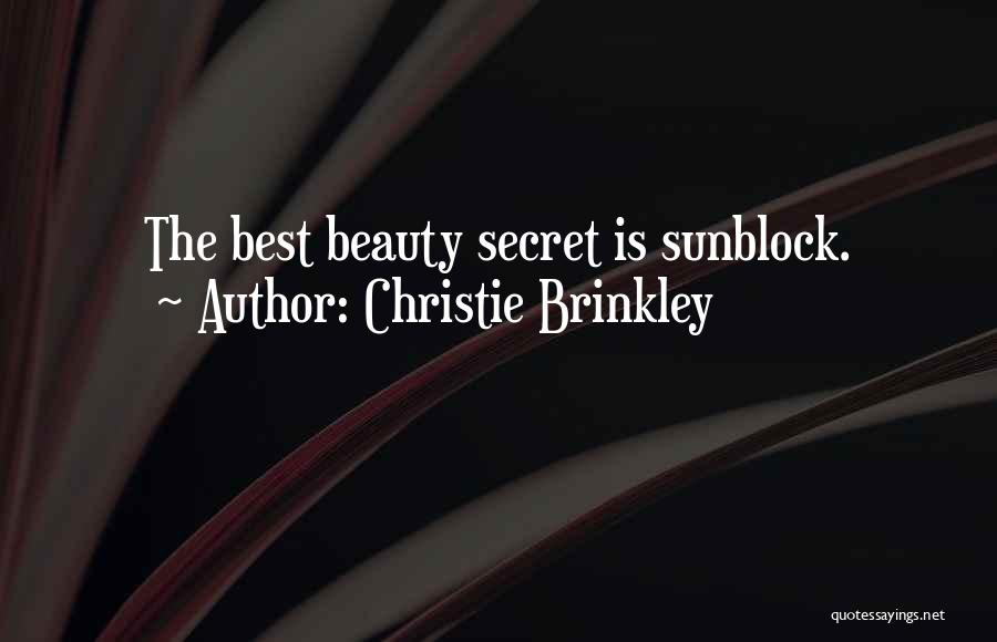 Brinkley Quotes By Christie Brinkley