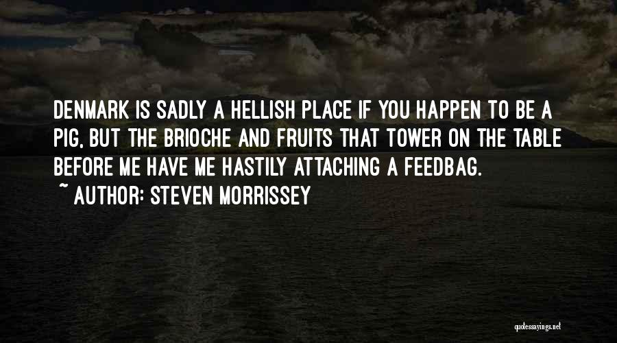 Brioche Quotes By Steven Morrissey