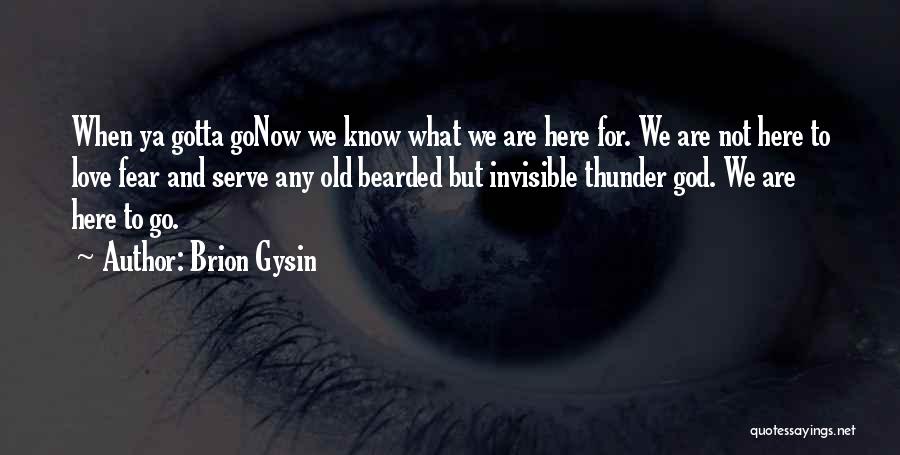 Brion Gysin Quotes 531964