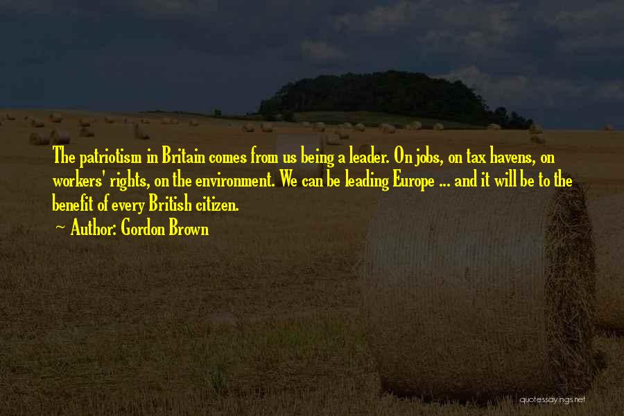 Britain And Europe Quotes By Gordon Brown