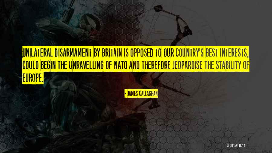 Britain And Europe Quotes By James Callaghan