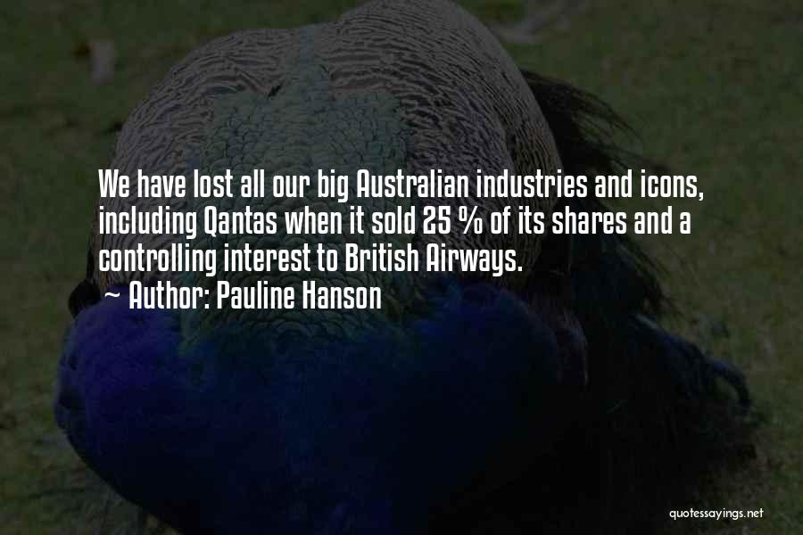 British Airways Quotes By Pauline Hanson