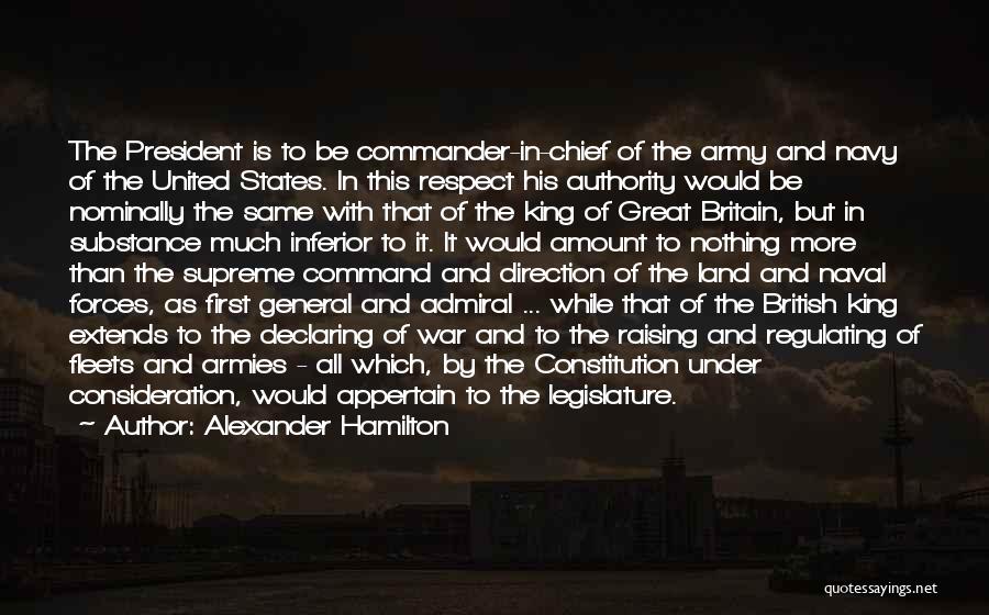 British Army Quotes By Alexander Hamilton